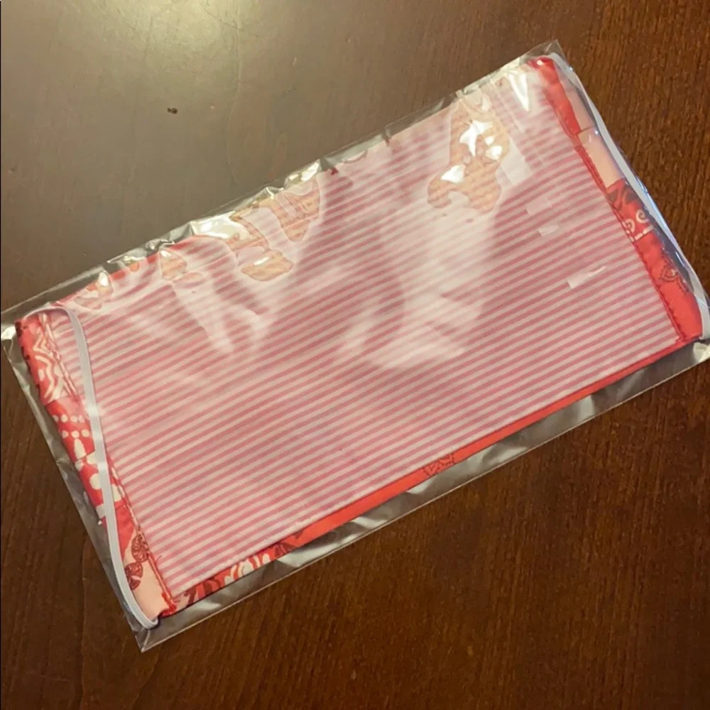NEW Johnny Was silk pink face mask